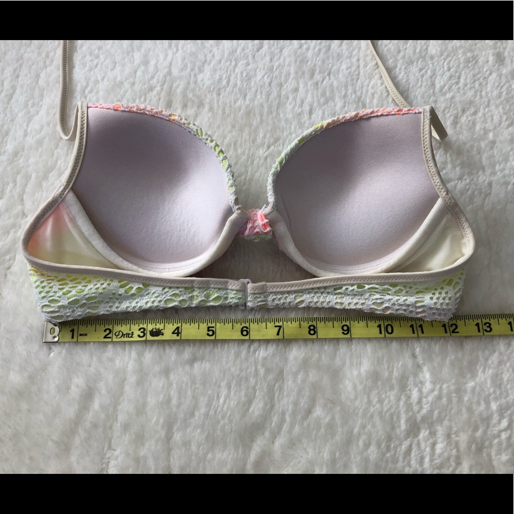 Victoria’s Secret PINK | Halter Push-up Rainbow Bikini Top - Picture 7 of 10